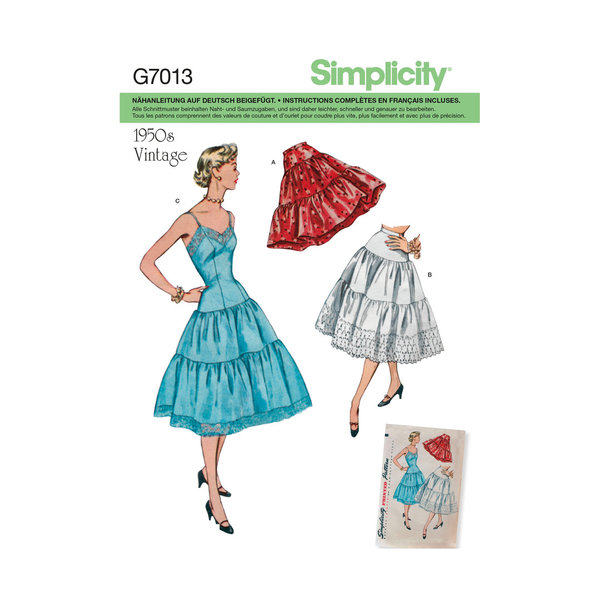 Simplicity Petticoats und Rock #G7013