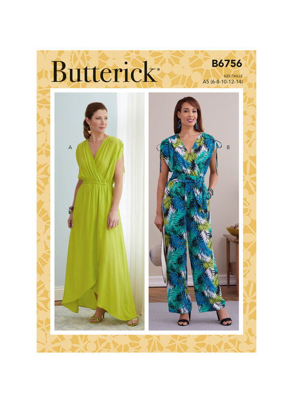 Butterick Kleid und Jumpsuit #6756