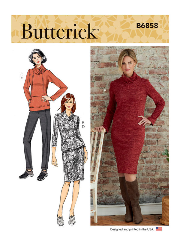 Butterick Pullover und Kleid #6858