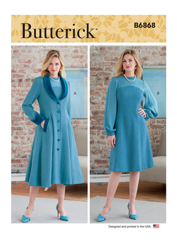 Butterick Kleid und Mantel #6868
