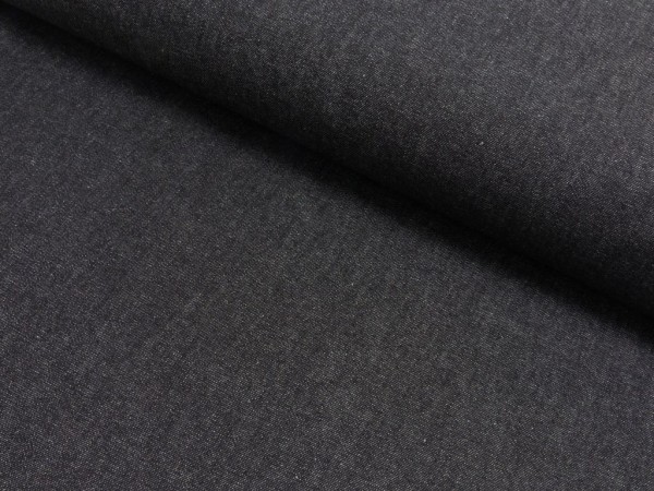 Baumwoll-Jeans vorgewaschen Schwarz