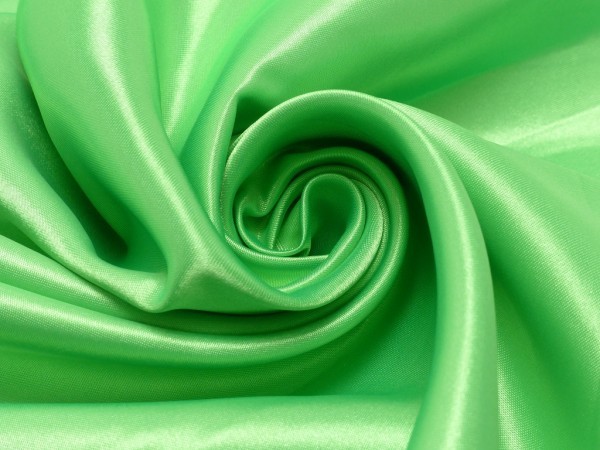 Polyester-Satin Grün