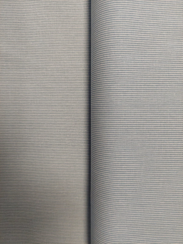 Baumwolle bedruckt, Grau gestreift